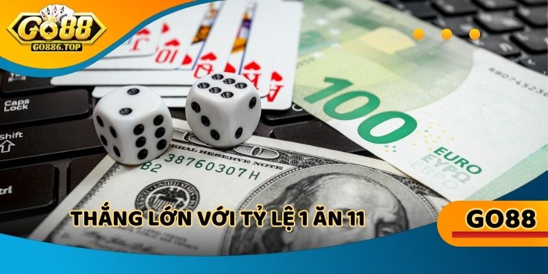 Thắng lớn với tỷ lệ 1 ăn 11, nhưng rủi ro cao cần cân nhắc